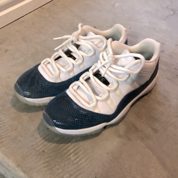 blue snake skin jordan 11s